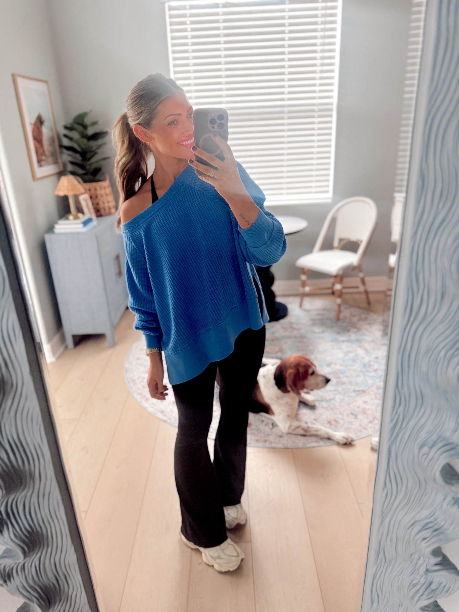 XS pullover. Small in my fave leggings!