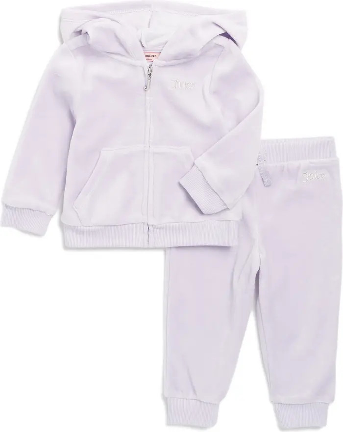 Juicy Couture Velour Zip Hoodie & Joggers Set | Nordstromrack | Nordstrom Rack