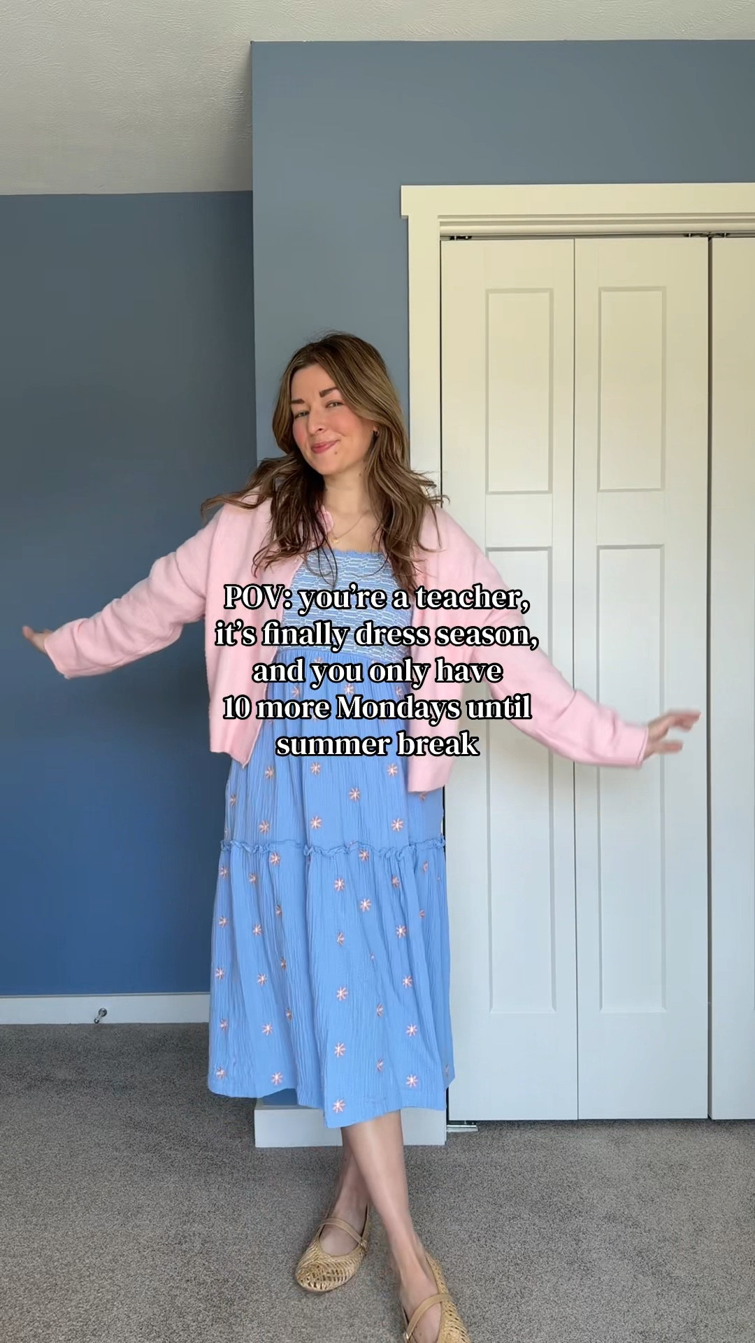 Spring teacher ootd👩🏼‍🏫🩵

#LTKootd #LTKSpringSale #LTKSeasonal