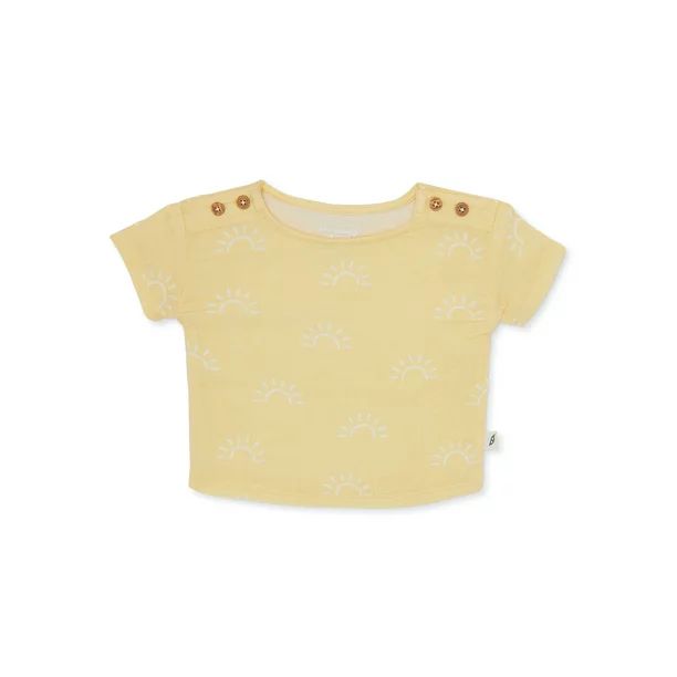 easy-peasy Baby Button Shoulder Print Tee, Sizes 0-24M | Walmart (US)