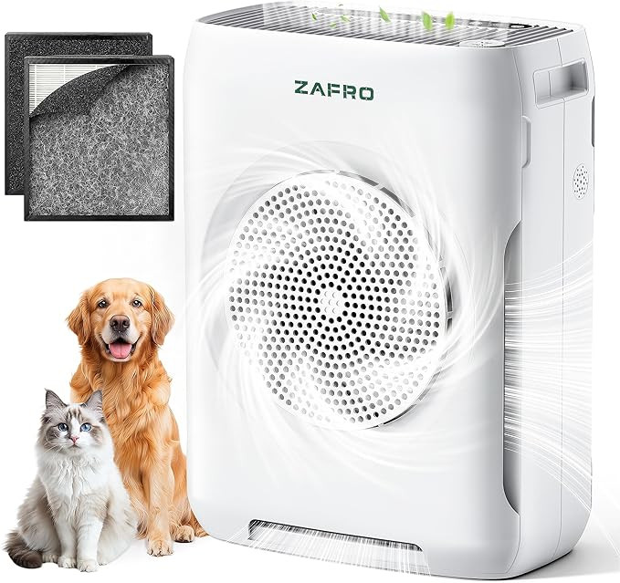 ZAFRO Air Purifiers for Home Large Room Up to 3000 Ft²,H13 HEPA Air Cleaner with Dual Washable P... | Amazon (US)