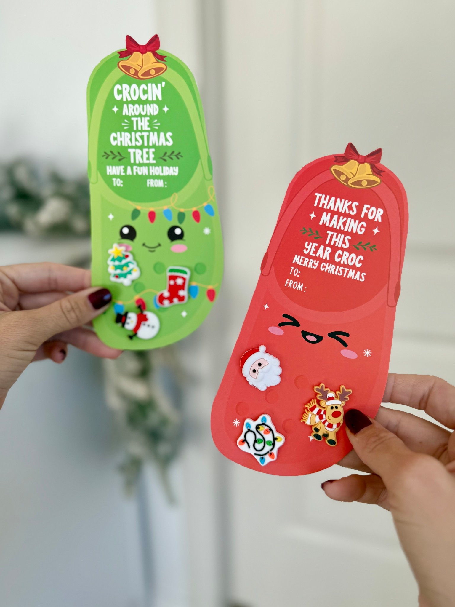 Christmas class favors, Christmas party favors for holiday parties: Christmas Cards Shoe Charms - 24Pcs Cute Shoe-shaped Cards with 72Pcs Shoe Decoration Charms  

#LTKHoliday #LTKKids #LTKGiftGuide

#LTKHoliday #LTKKids #LTKGiftGuide