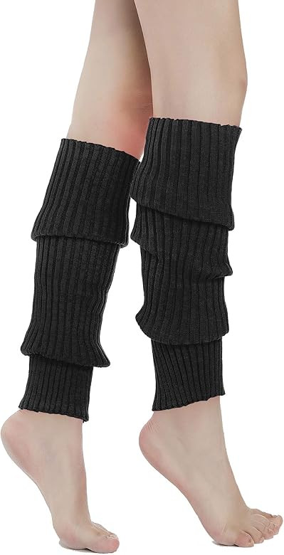 Sarfel Leg Warmers for Women 80s Ribbed Knit Leg Warmer Custume Womens Leg Warmers Sports Party A... | Amazon (US)