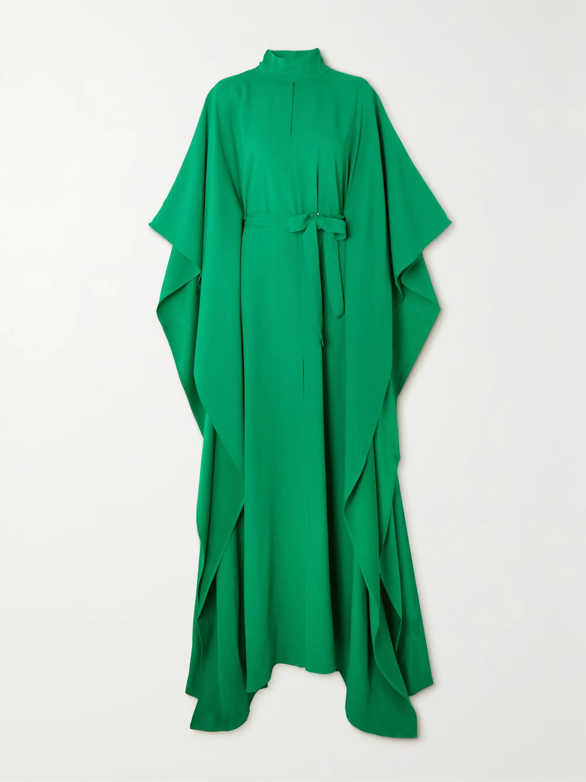 Mrs. Hall open-back belted crepe kaftan | NET-A-PORTER (UK & EU)