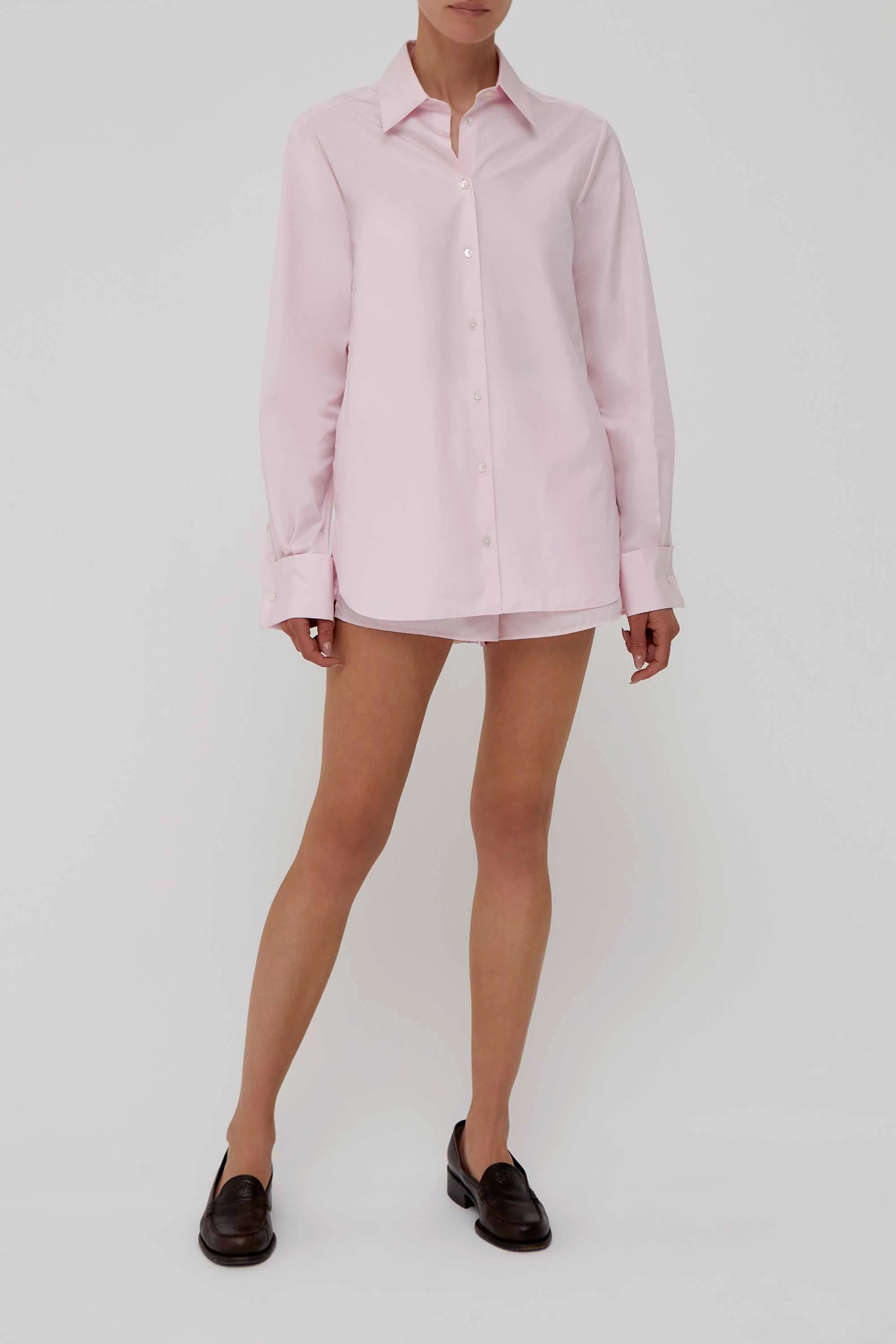 Britannia Shirt in Pink | Amiya