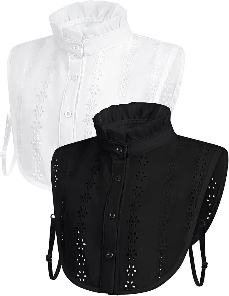 MELLIEX Blusenkragen Einsatz Damen, Klassischer Abnehmbarer Krageneinsatz, Eleganter Hemdkragen | Amazon (DE)