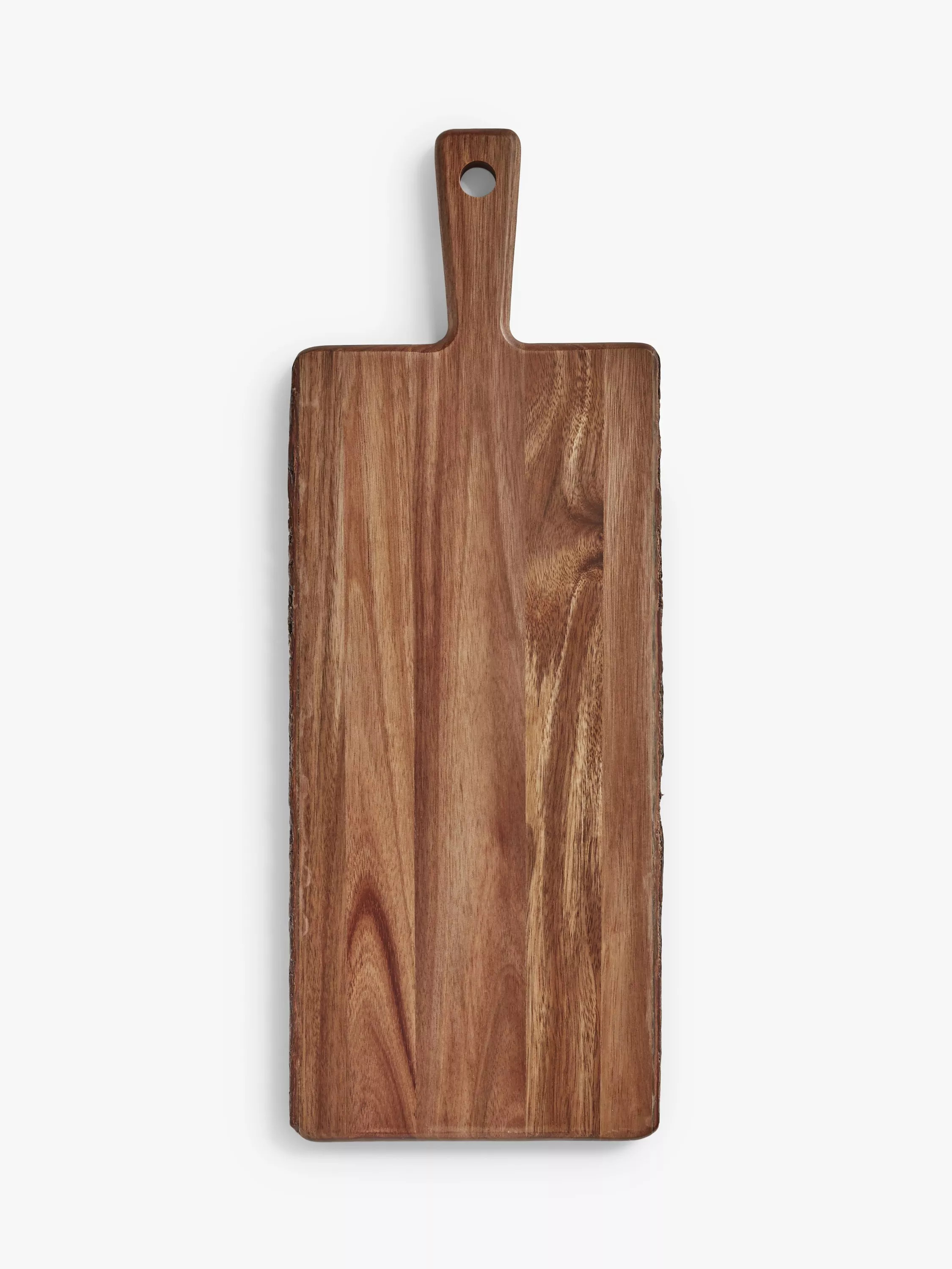 John Lewis Bark Edge Serving Board, FSC-Certified (Acacia Wood), Natural | John Lewis (UK)