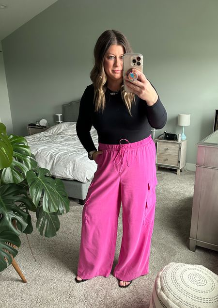 The perfect pink cargo pants that are super affordable! They can be dressed up or down. I love things that are equally comfy and cute!🩷

#LTKover40 #LTKxTarget #LTKmidsize