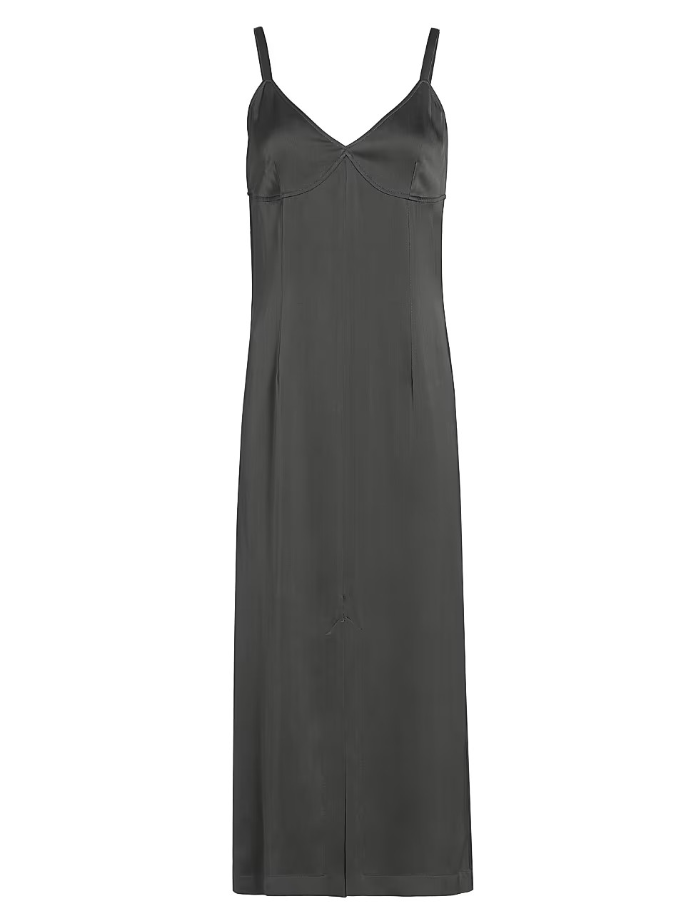 Sleeveless Satin Crepe Midi-Dress | Saks Fifth Avenue