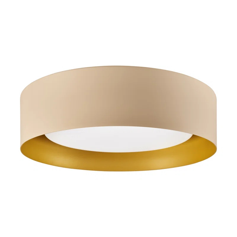 Arbedella 3 - Light 15.75'' Unique/Statement Drum Flush Mount | Wayfair North America