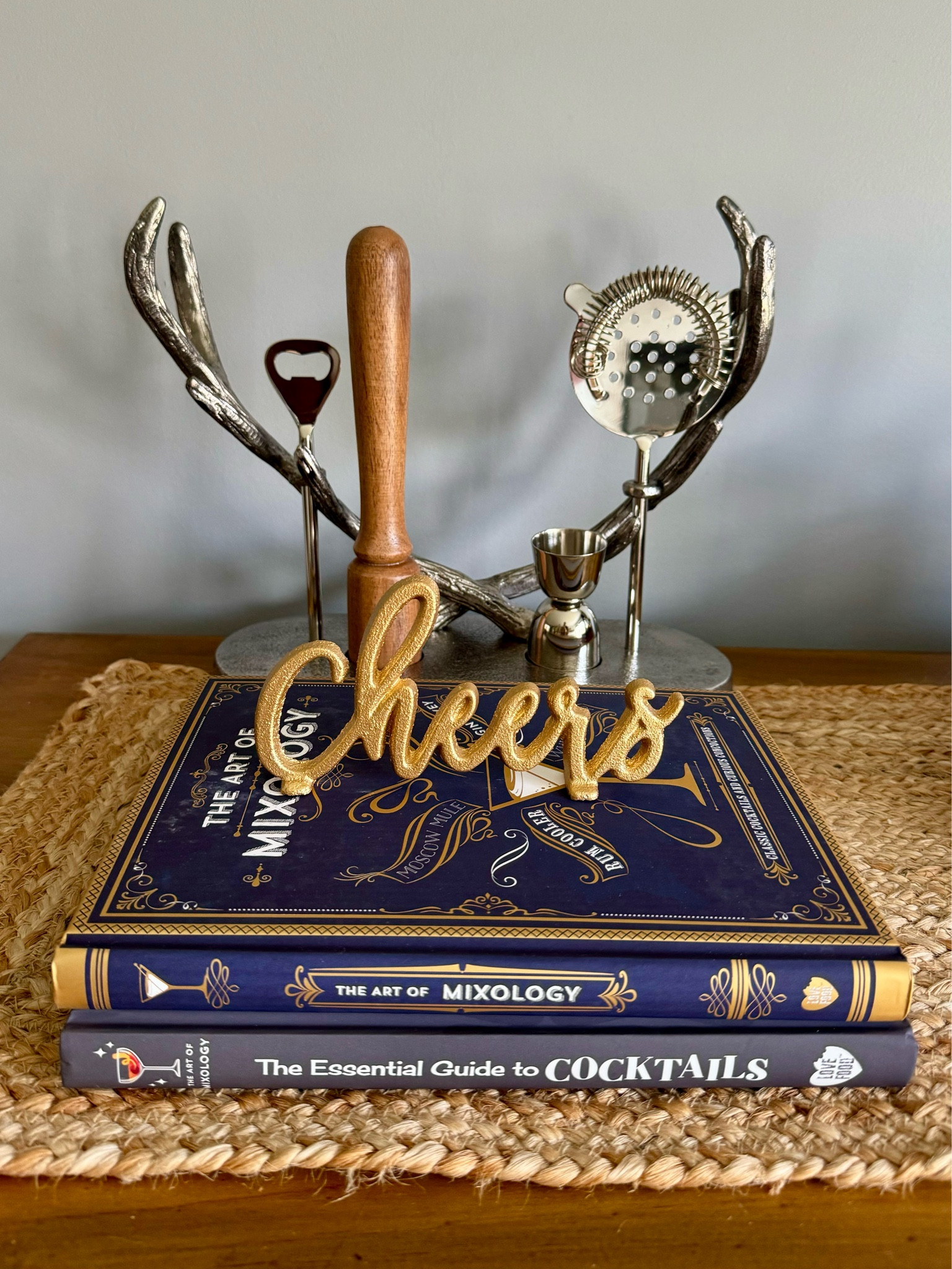 Bar decor, styled bar, cocktail books, bar accessories, bar tools

#LTKstyletip #LTKhome #LTKsalealert