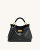 Lucia Classic Top Handbag - Black | JW PEI US