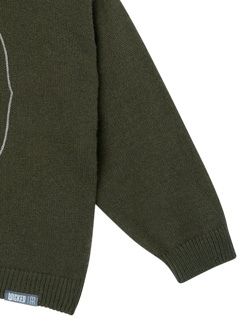 Modern Moments Toddler Girl Wicked Sweater With Chainstitch, Sizes 12 Months - 5T | Walmart (US)