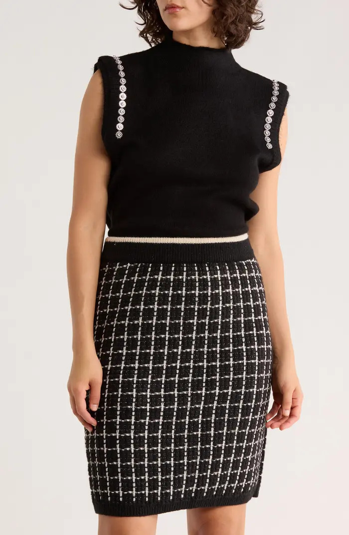 Ellen Tracy Rhinestone Embellished Sweater Vest | Nordstromrack | Nordstrom Rack