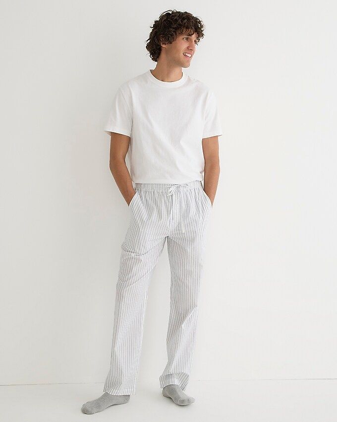 Pajama pant in cotton poplin | J.Crew US