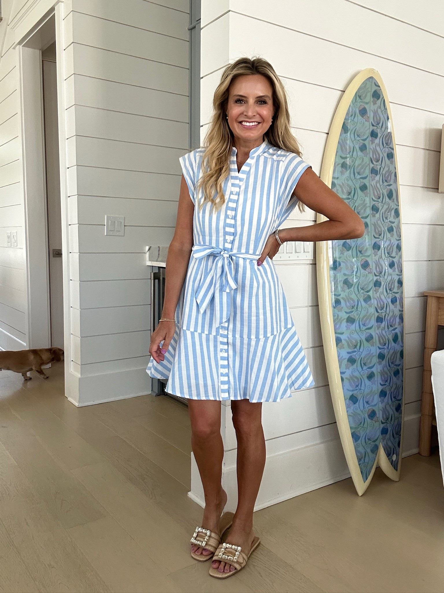 This Avara striped dress is seriously the cutest little number for spring and summer—so lightweight and easy to throw on. Paired it with fun sandals, but it’s equally fab with sneaks for a more casual vibe. Wearing XS for size reference. My code FANCY15 grabs you 15% off!

#LTKStyleTip #LTKSeasonal #LTKFindsUnder100