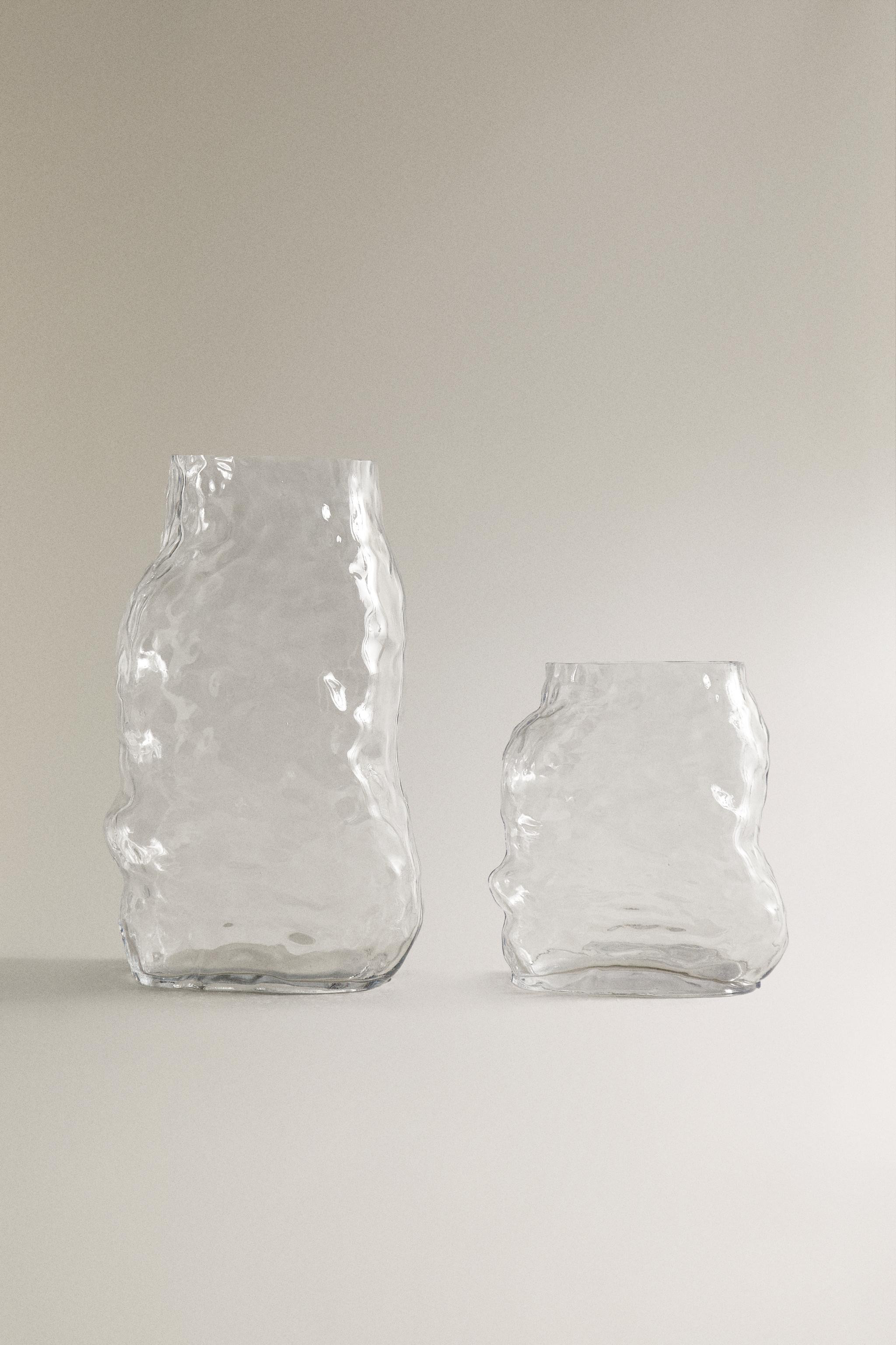 IRREGULAR GLASS VASE | Zara US