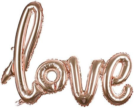 FONBALLOON PARTY Findfun 30 Inch Champagne Love Balloon with Straw for Romantic Wedding Bridal Sh... | Amazon (US)