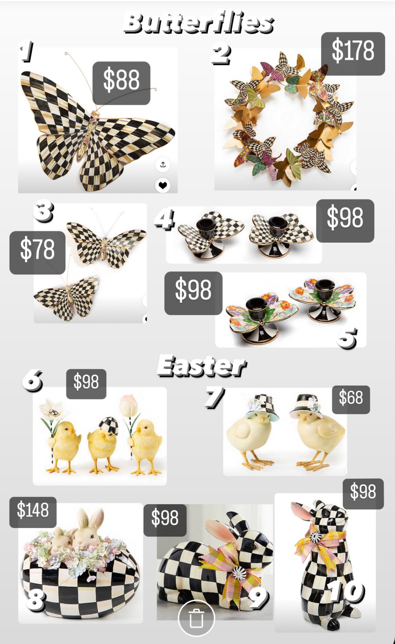 Loving these spring butterflies and new Easter decor from Mackenzie-Childs.  Perfect for gifts!

#LTKhome #LTKFind #LTKSeasonal