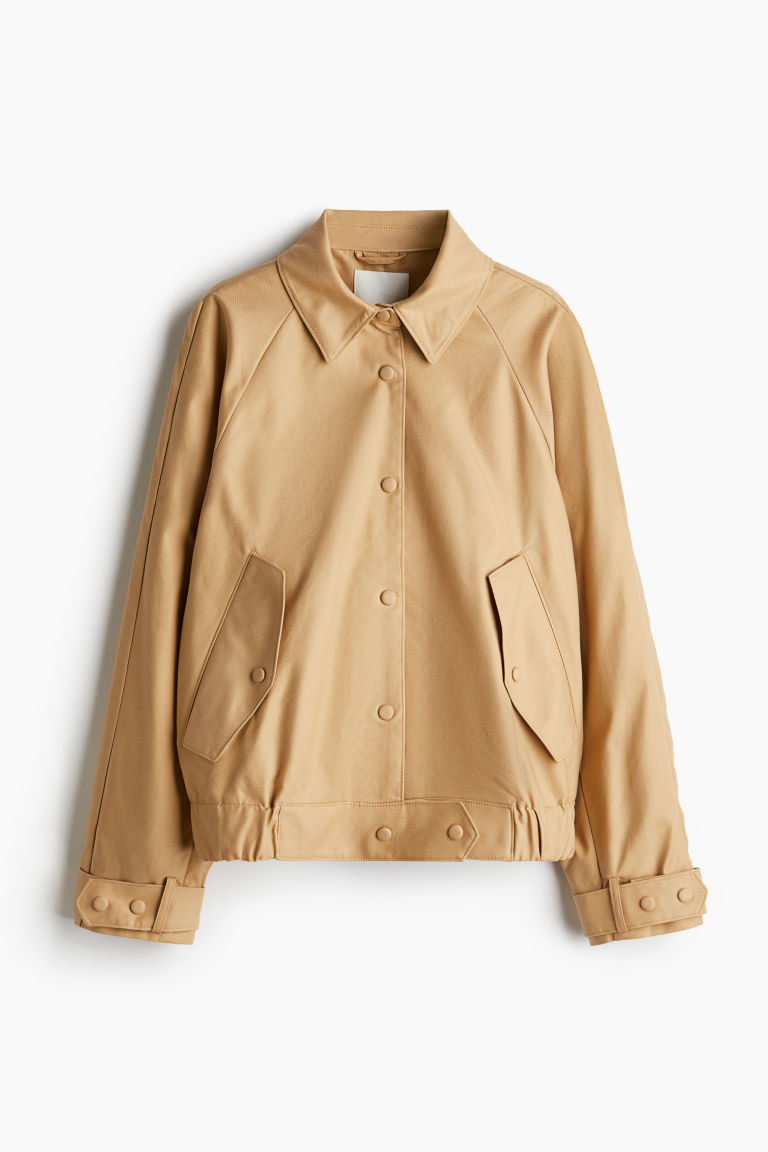Twill Jacket with Collar | H&M (US + CA)