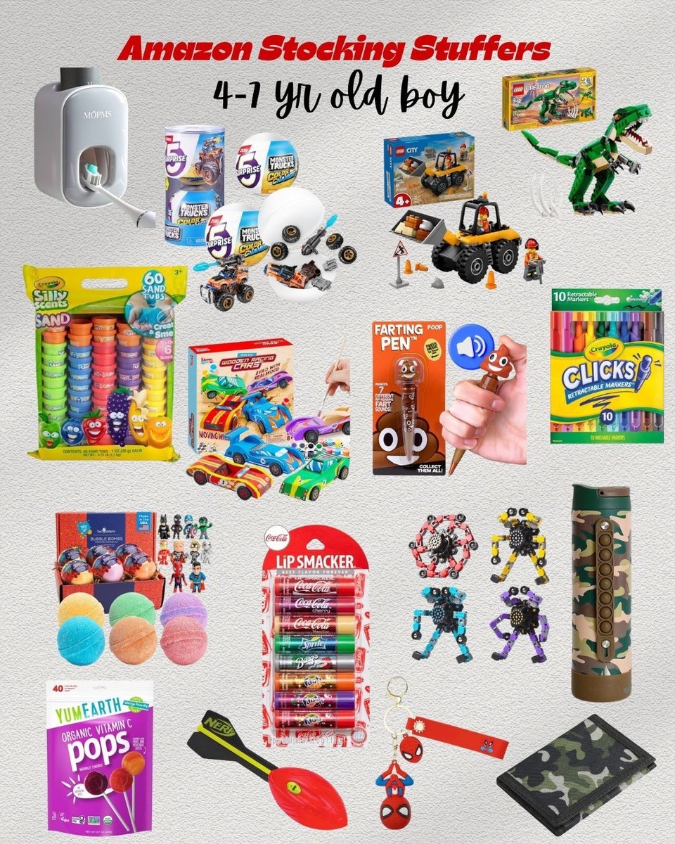 4-7 year old boy stocking stuffers. The toothpaste dispenser is perfect for boy or girl and let’s be honest….teenagers could use too

#LTKGiftGuide #LTKHoliday #LTKKids