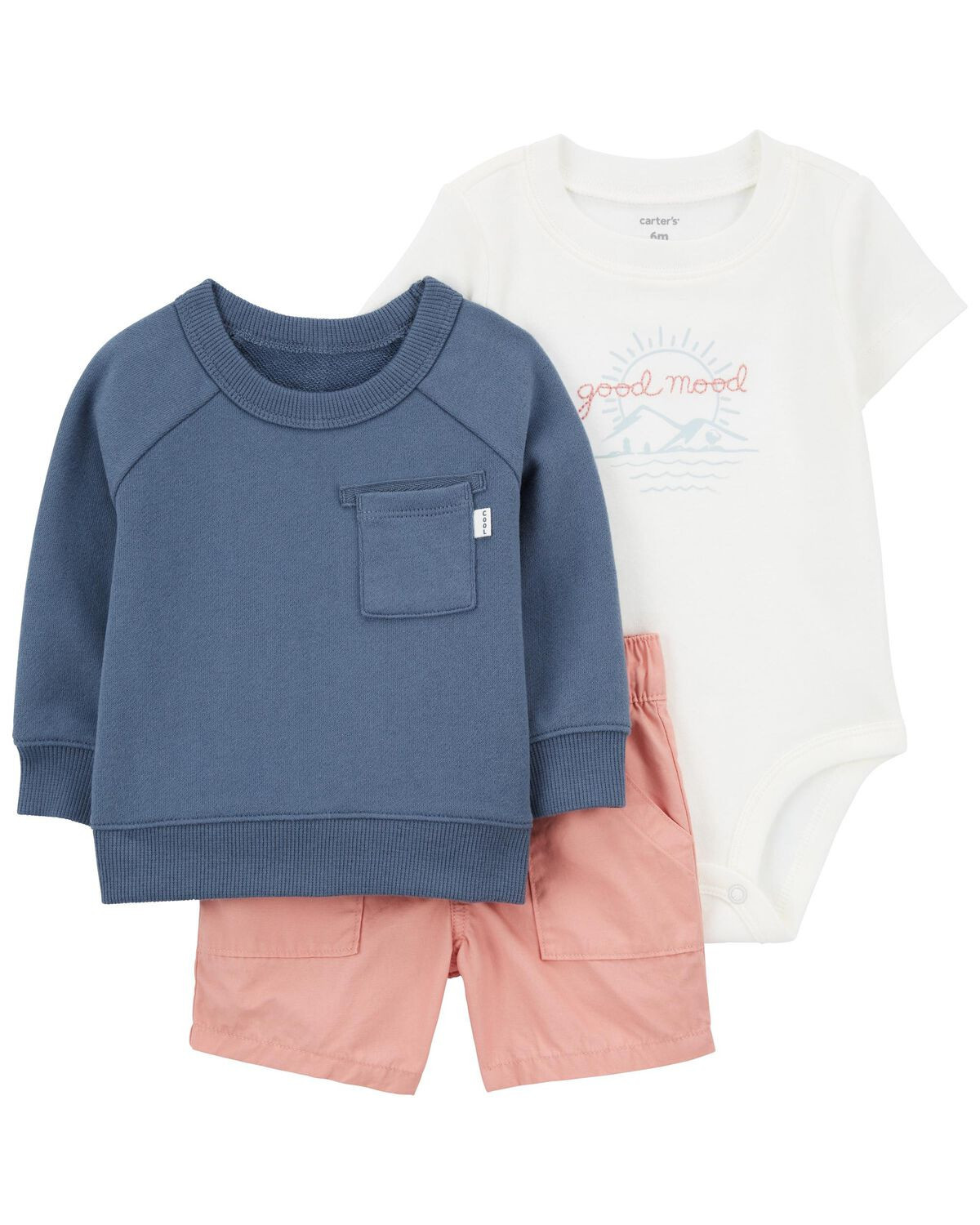 Multi Baby 3-Piece Little Short Set | carters.com | Carter's