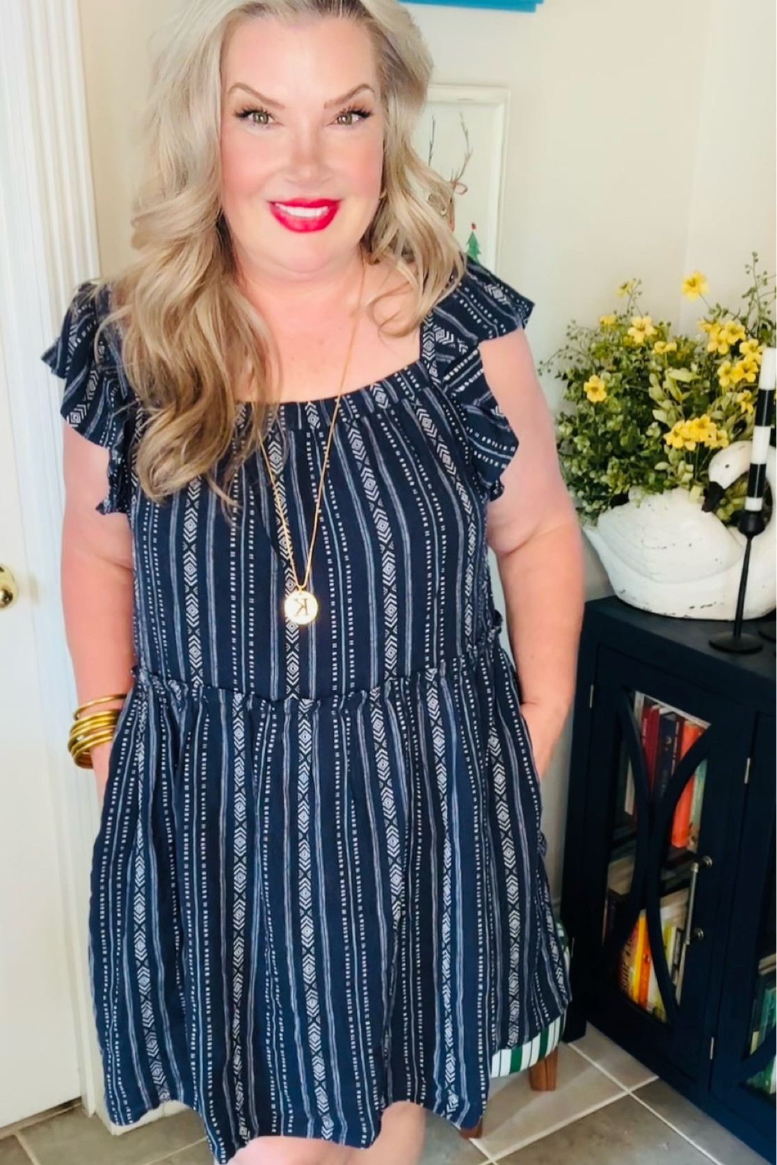 Inexpensive Walmart dress 🫐

#LTKPlusSize #LTKOver40 #LTKSaleAlert