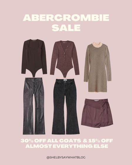 Abercrombie sale, 15% off most 30% off coats and jackets

#LTKSeasonal #LTKsalealert #LTKHoliday