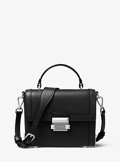 Jayne Small Pebbled Leather Trunk Bag | Michael Kors US