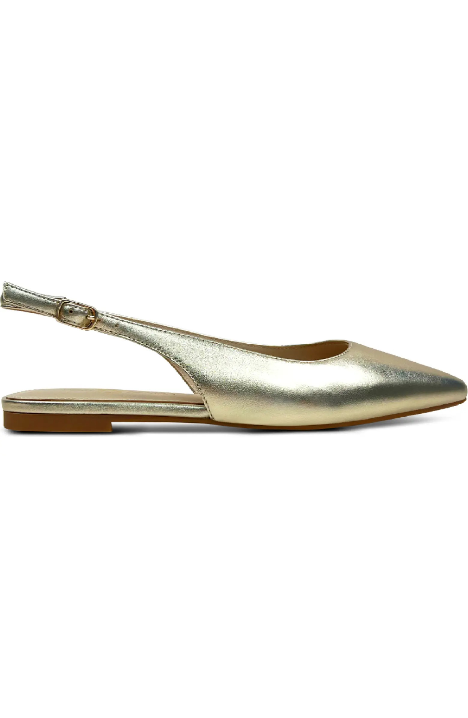 Vera Pointed Toe Slingback Flat (Women) | Nordstrom