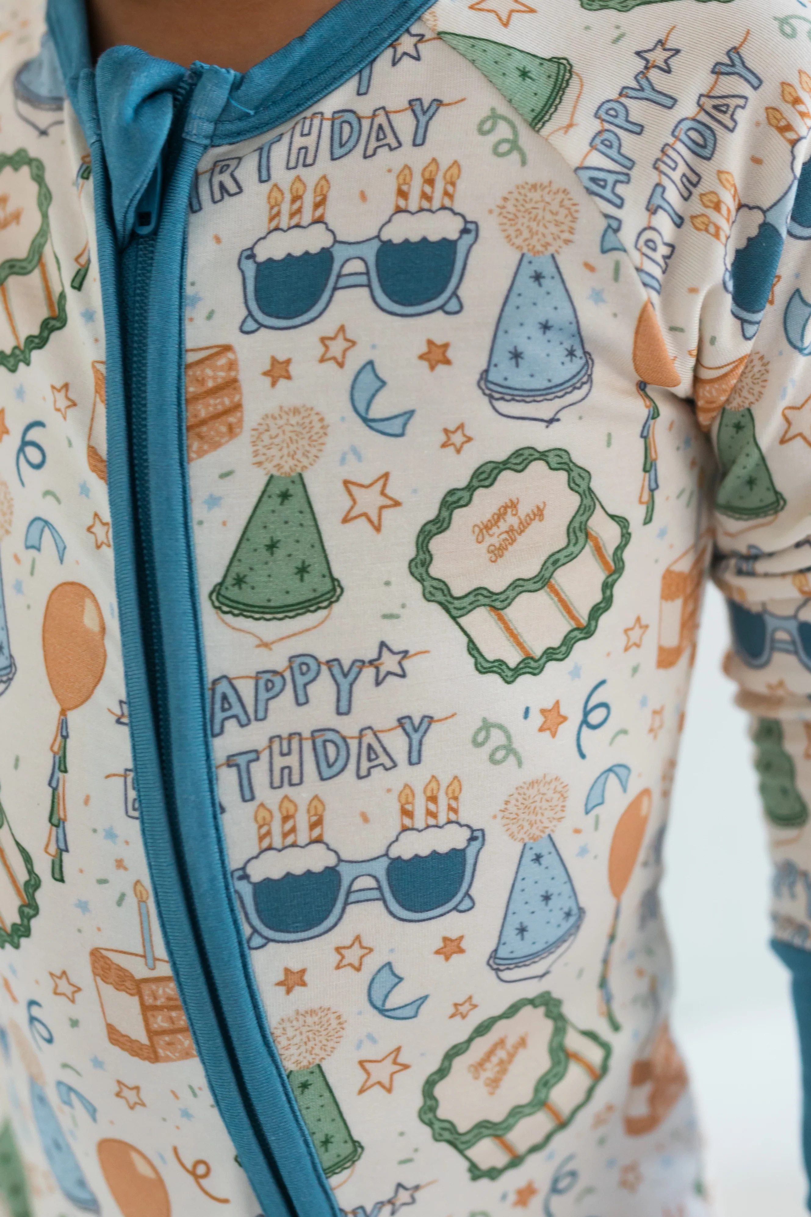 Birthday Boy Zipper Romper | In My Jammers
