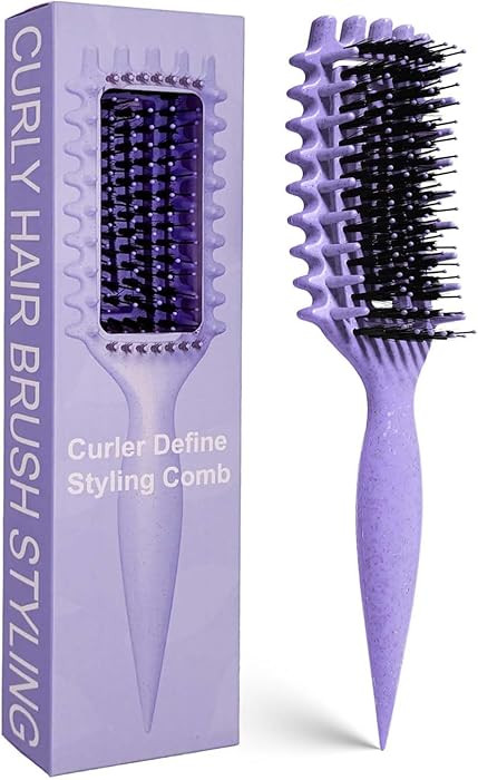 Curly Hair Brush Candybrush Curl Defining Brush for Detangling Shaping and Defining Curls for Wom... | Amazon (US)