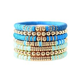GOOJIDS Surfer Heishi Clay Bead... | Amazon (US)