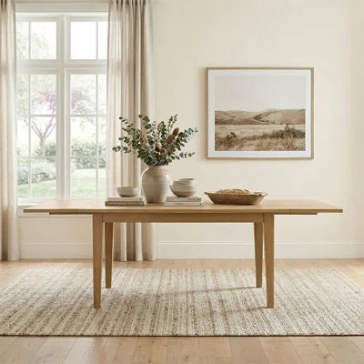 63''–95'' Extendable Rectangular Wood Dining Tables for 6 to 10 | Wayfair North America