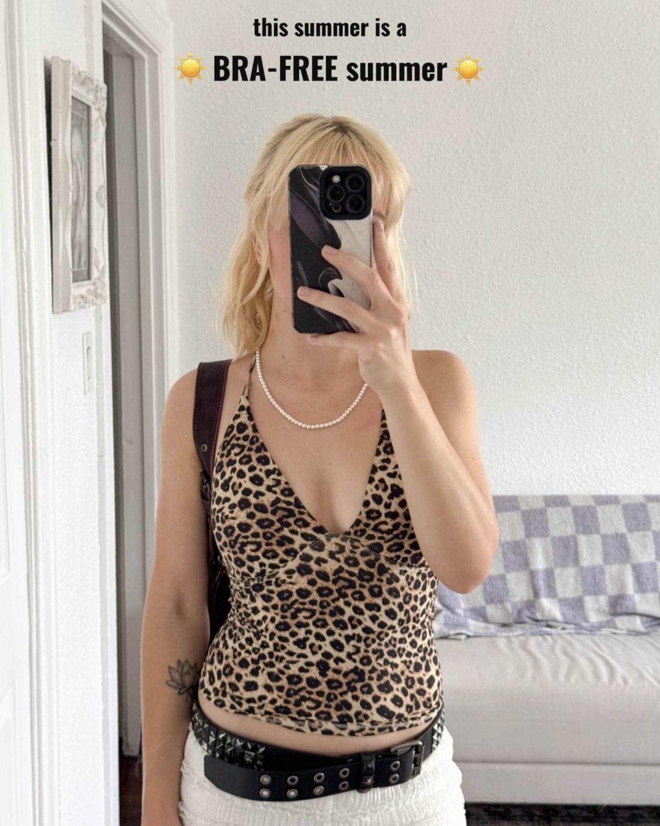 hi guys! i just got this cute leopard print top from amazon! it’s going to be so perfect for summer outfits since it has built in padding, so i don’t need to wear a bra! i always struggle to figure out bras for the summertime. i feel like most of the tops i want to wear require a sticky bra & i just don’t want to wear one of those in the summer 😭  so this top is so perfect! it’s so comfy & i won’t have to worry about what bra to wear with it 😌 #bratop #brafree #summeroutfit

#LTKootd #LTKSeasonal