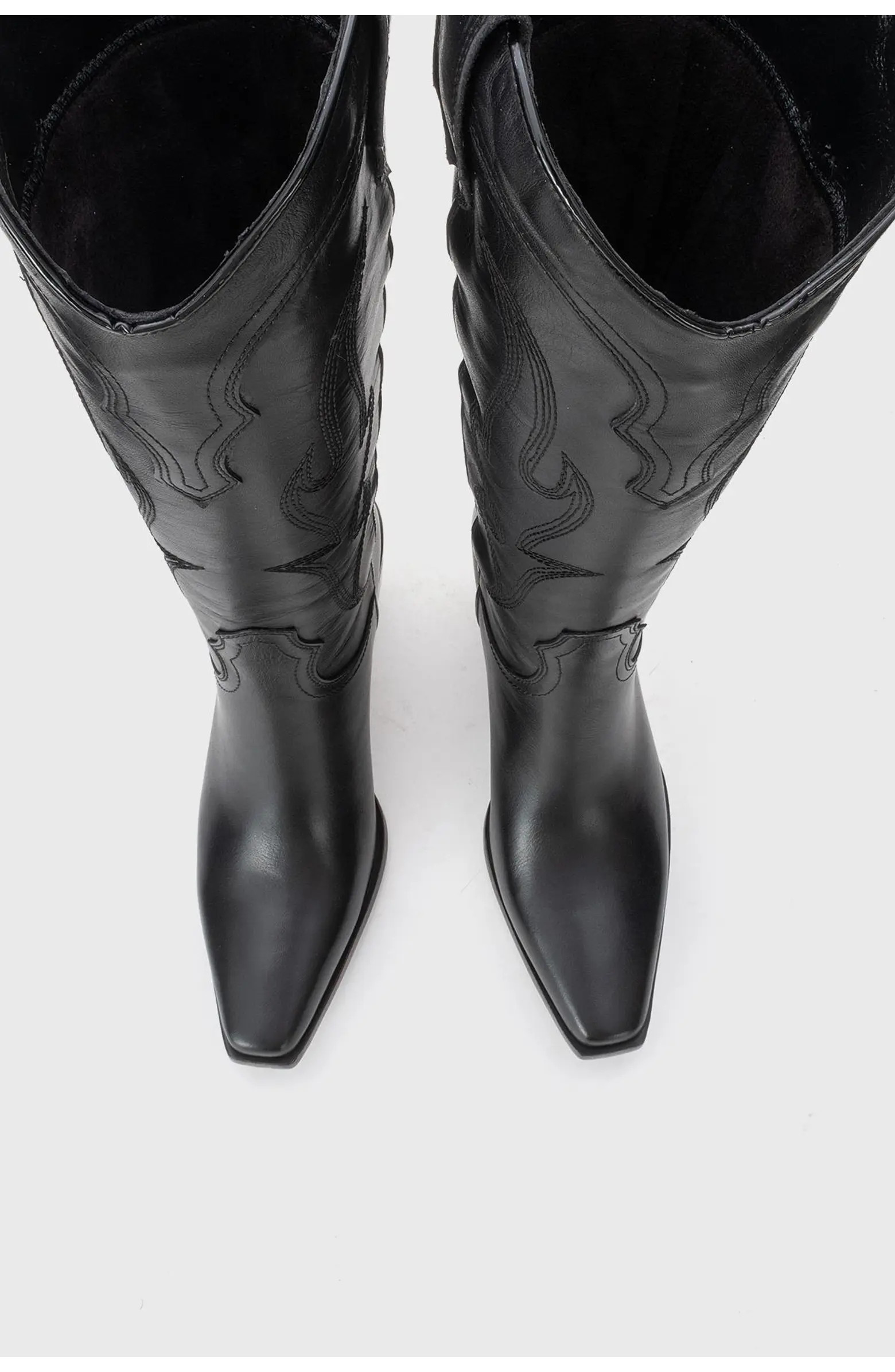 Pietro Leather Western Knee High Boot | Nordstrom