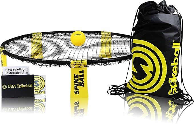 Spikeball Game Set - Played Outdoors, Indoors, Lawn, Yard, Beach, Tailgate, Park - Includes 1 Bal... | Amazon (US)