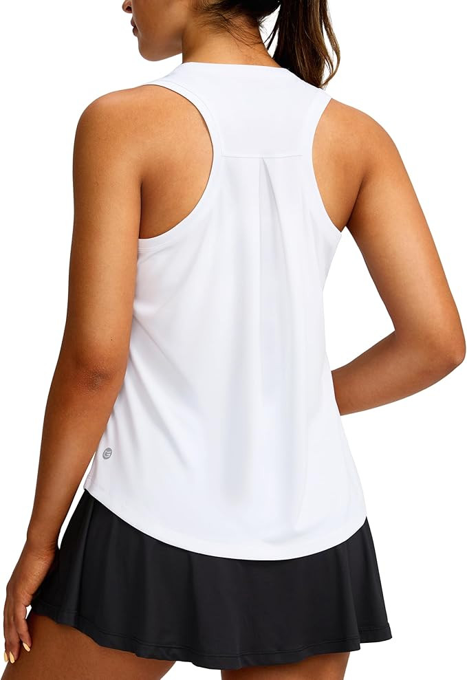 Women's Workout Tops Racerback Athletic Tank Tops Sleeveless Loose Fit Yoga Running Gym Shirts fo... | Amazon (US)