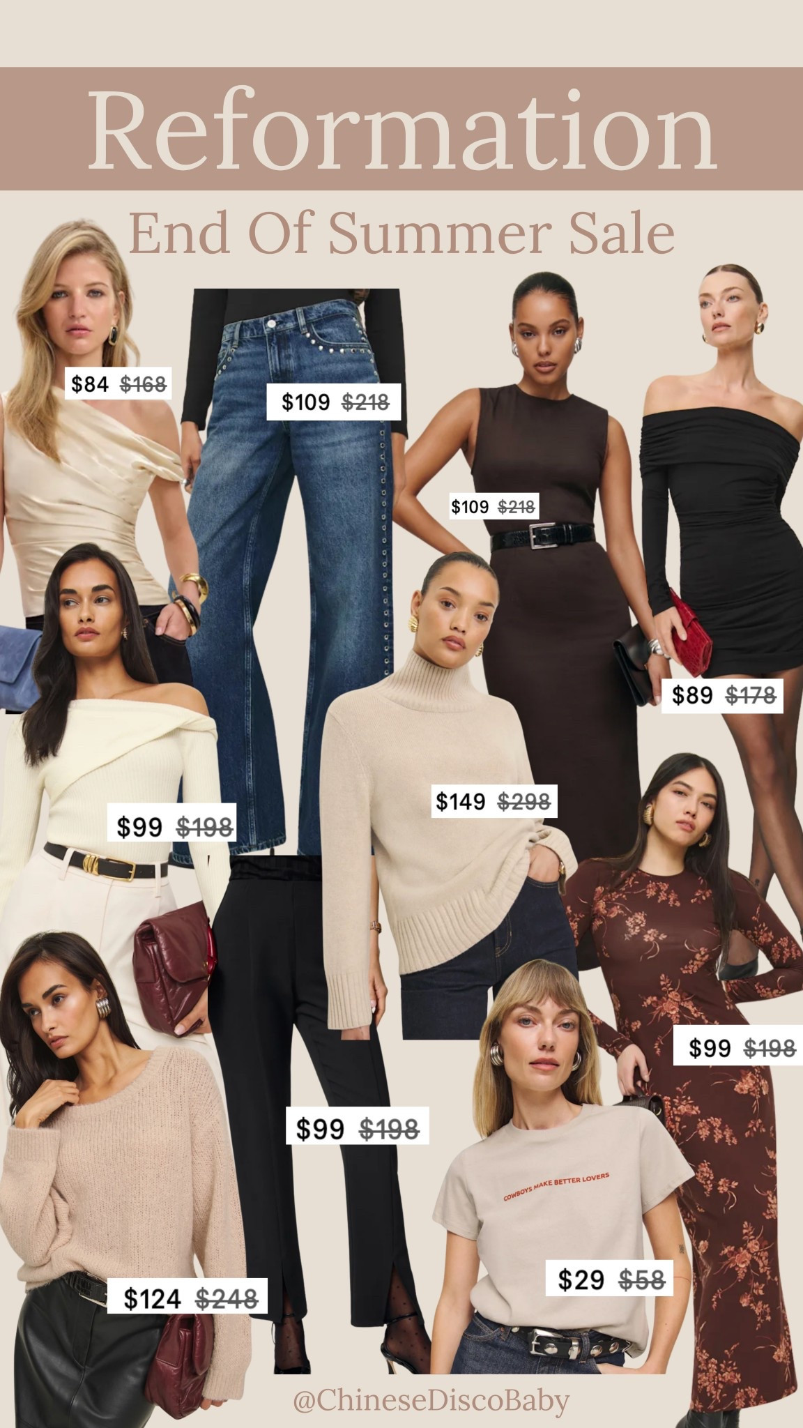 Pro tip: buying my fall fits now during the summer sale, obsessed with Reformation!😍

#LTKStyleTip #LTKSaleAlert #LTKU