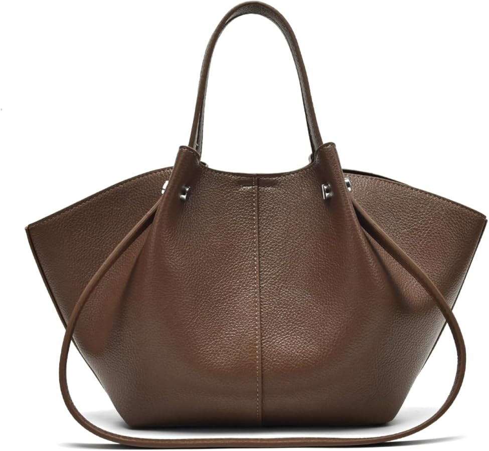 Women’s Tote Bag – Vegan Leather Shoulder Purse with Inner Pouch, Handbag for Work, Travel, H... | Amazon (US)