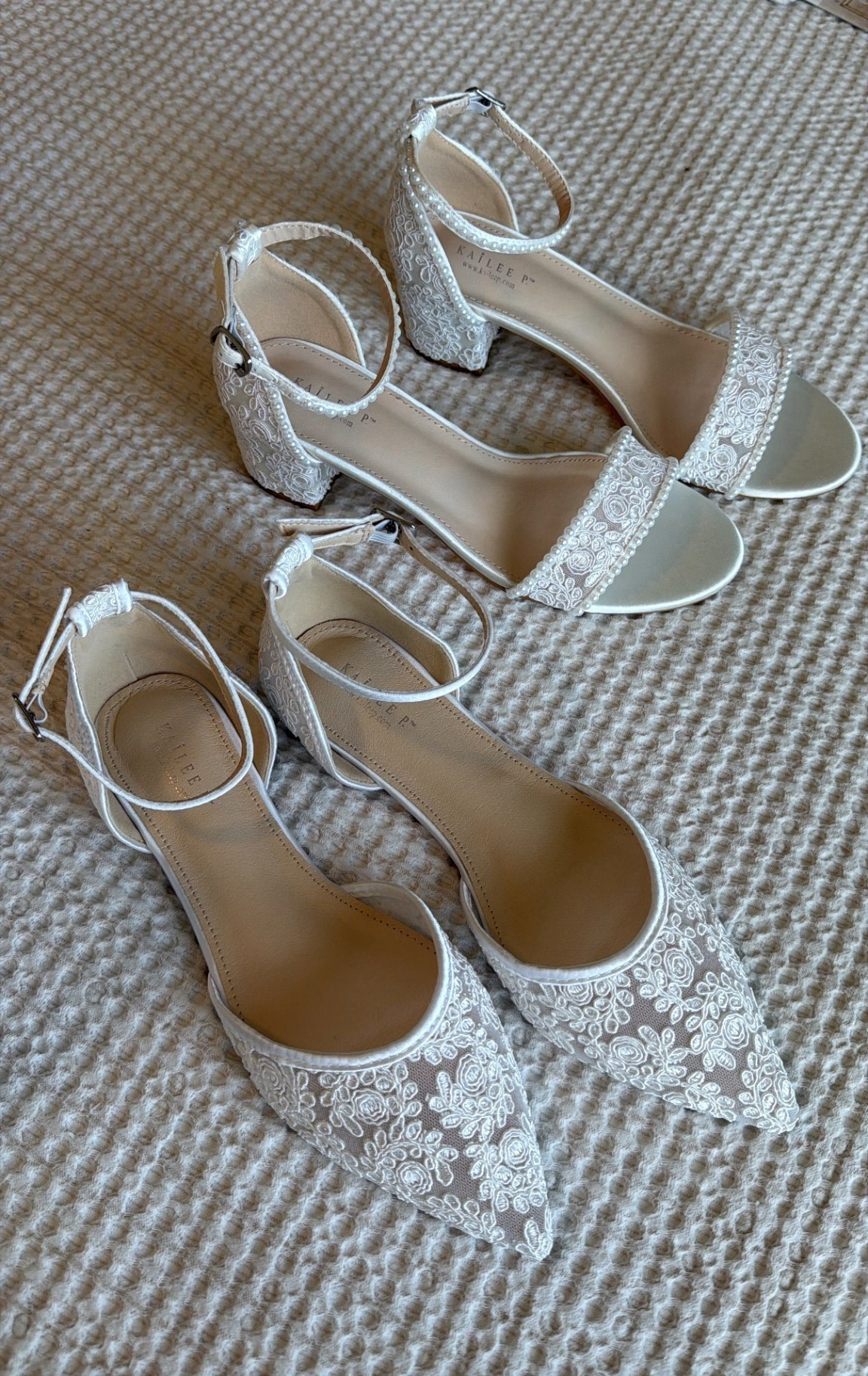 comfortable wedding shoes for brides!🤍🕊️ love the low heel + flat options they have! 

#LTKWedding