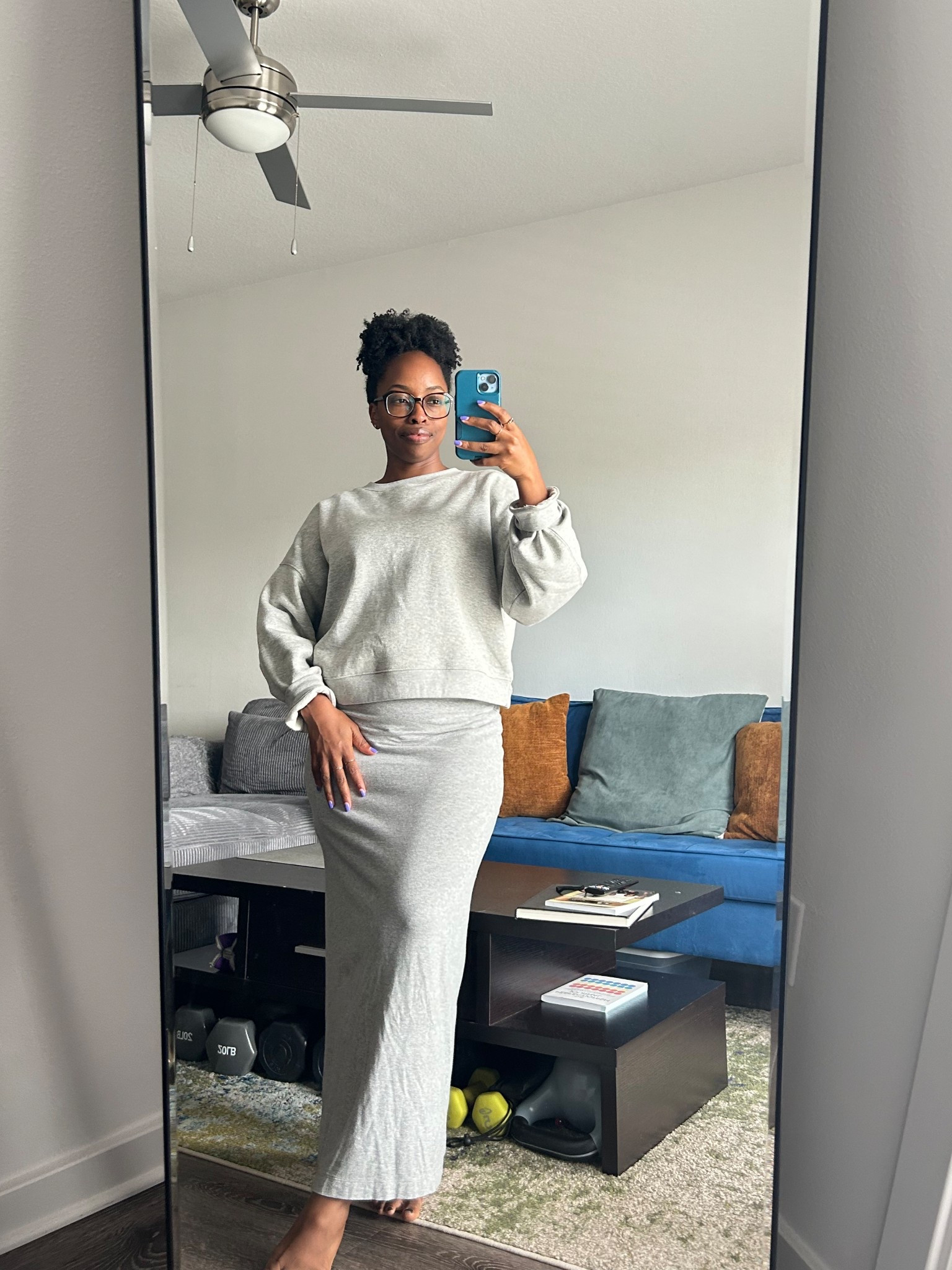 Work from home OOTD! Wearing the comfiest sweater and maxi dress from Gap. 

#LTKPetite #LTKStyleTip #LTKFindsUnder50