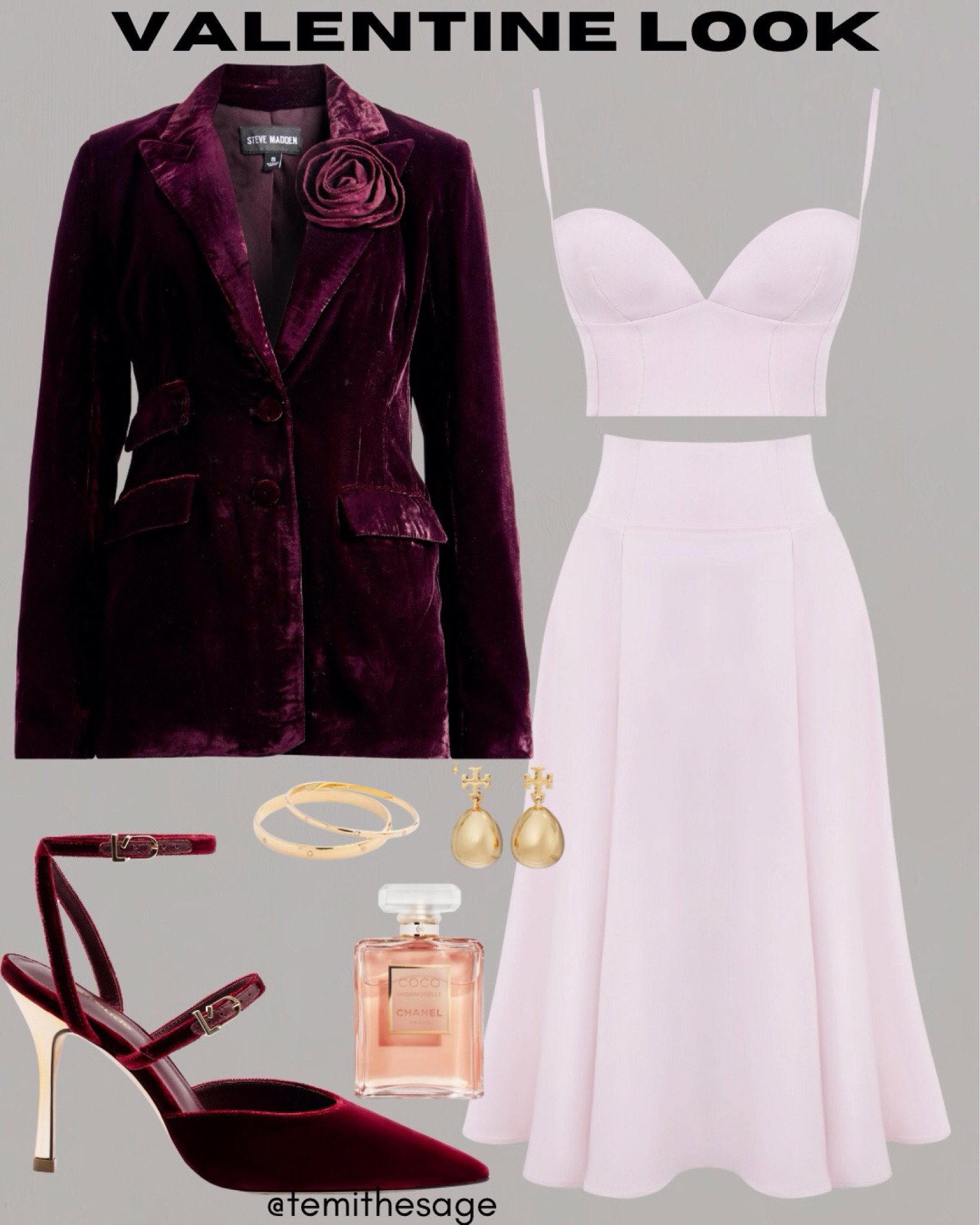 Burgundy velvet + blush pink is the romance we need.

The perfect dinner date combo!
#ValentinesOutfit #VelvetDreams #DateNightLook


#LTKSaleAlert #LTKStyleTip #LTKSeasonal