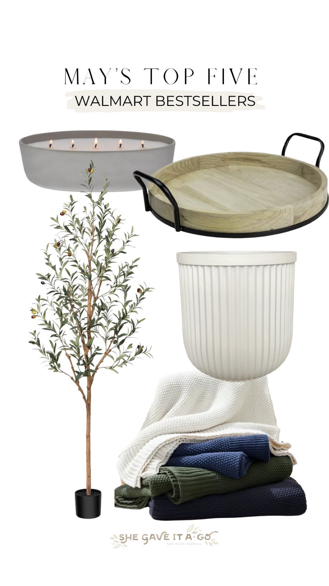 mays top 5 home decor best sellers from walmart!!

#LTKStyleTip #LTKHome