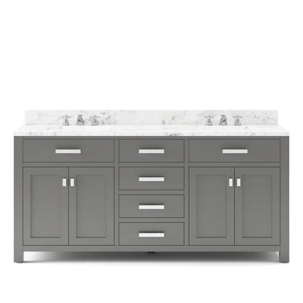 Minnetrista 72" Double Bathroom Vanity Set | Wayfair North America