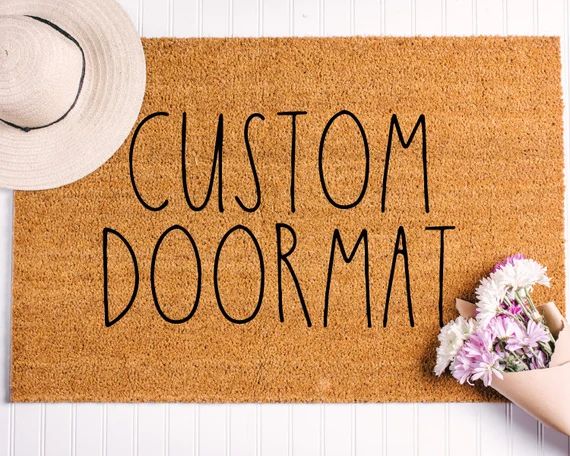 Personalized Doormat Choose Your Own Wording Welcome Mat - Etsy | Etsy (US)