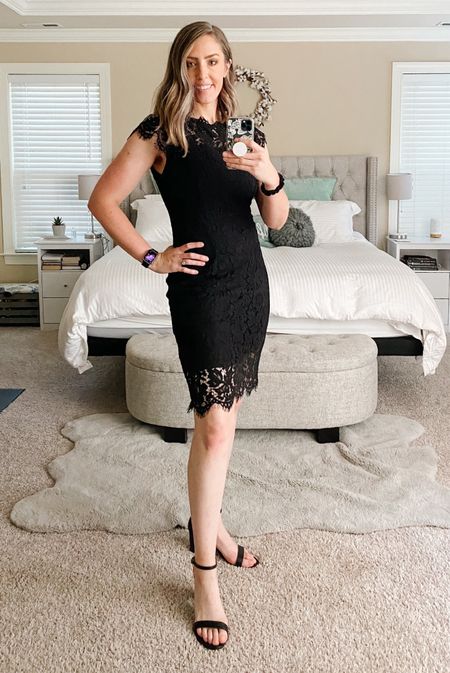 Elegant Little black dress and open toed heels found on Amazon! This is perfect for a date night, anniversary, wedding guest dress, or other evening special occasion. The dress and shoes are comfortable too! I’m 5’10” this dress is a size medium and the shoes are a women’s 11. Highly recommend 

Both the dress and shoes are on sale now!

#LTKFindsUnder50 #LTKStyleTip #LTKSaleAlert