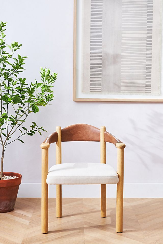 Amber Lewis for Anthropologie Caillen Dining Chair | Anthropologie (US)