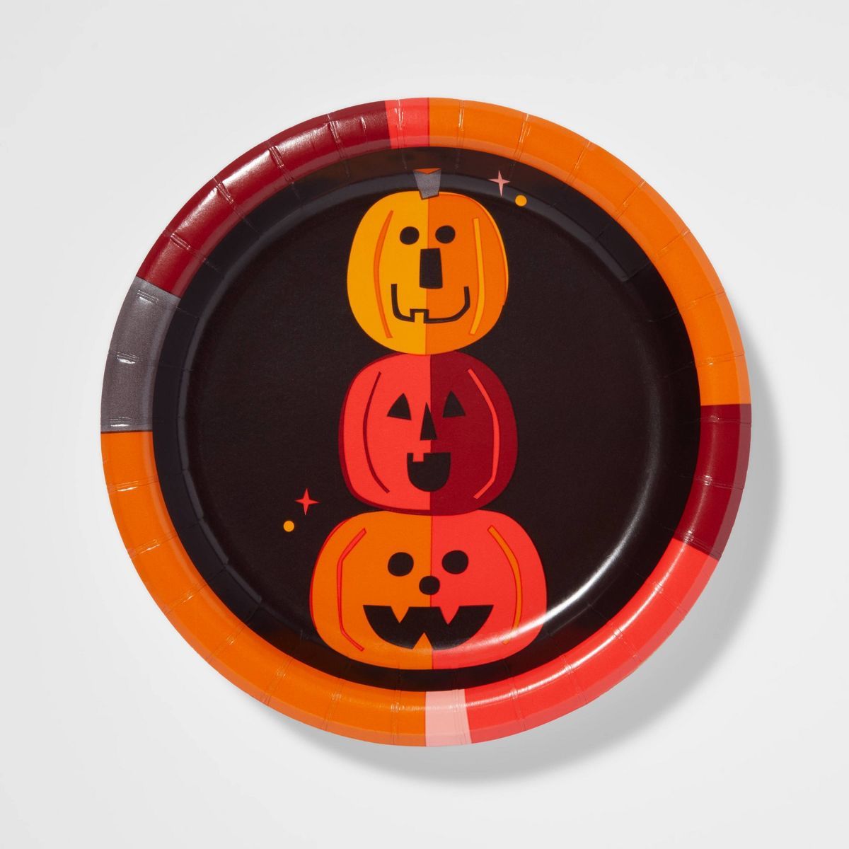 20ct Disposable Pumpkin Pattern Halloween Dinner Plates - Hyde & EEK! Boutique™ | Target