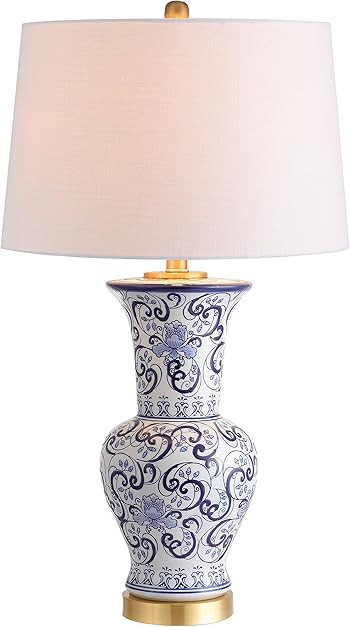 JONATHAN Y JYL5014A Leo 28.5" Chinoiserie LED Table Lamp Classic Cottage Bedside Desk Nightstand ... | Amazon (US)